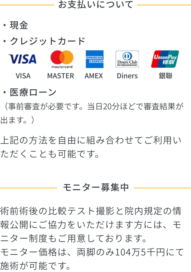 お支払いについて